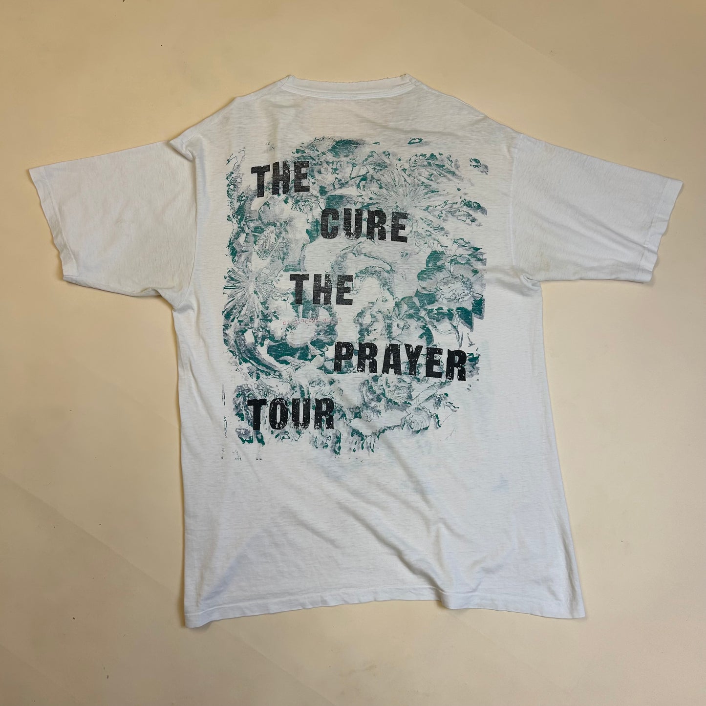1989 The Cure Disintegration The Prayer Tour T Shirt XL