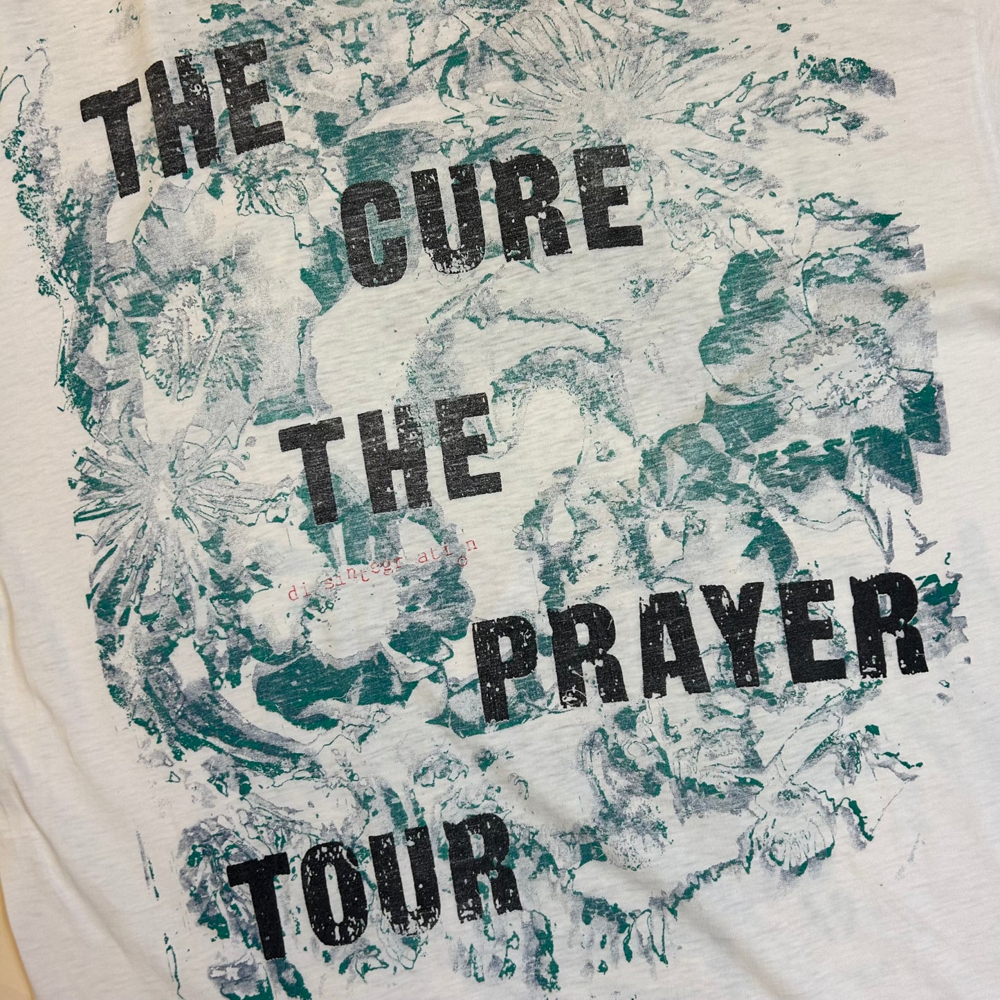 1989 The Cure Disintegration The Prayer Tour T Shirt XL