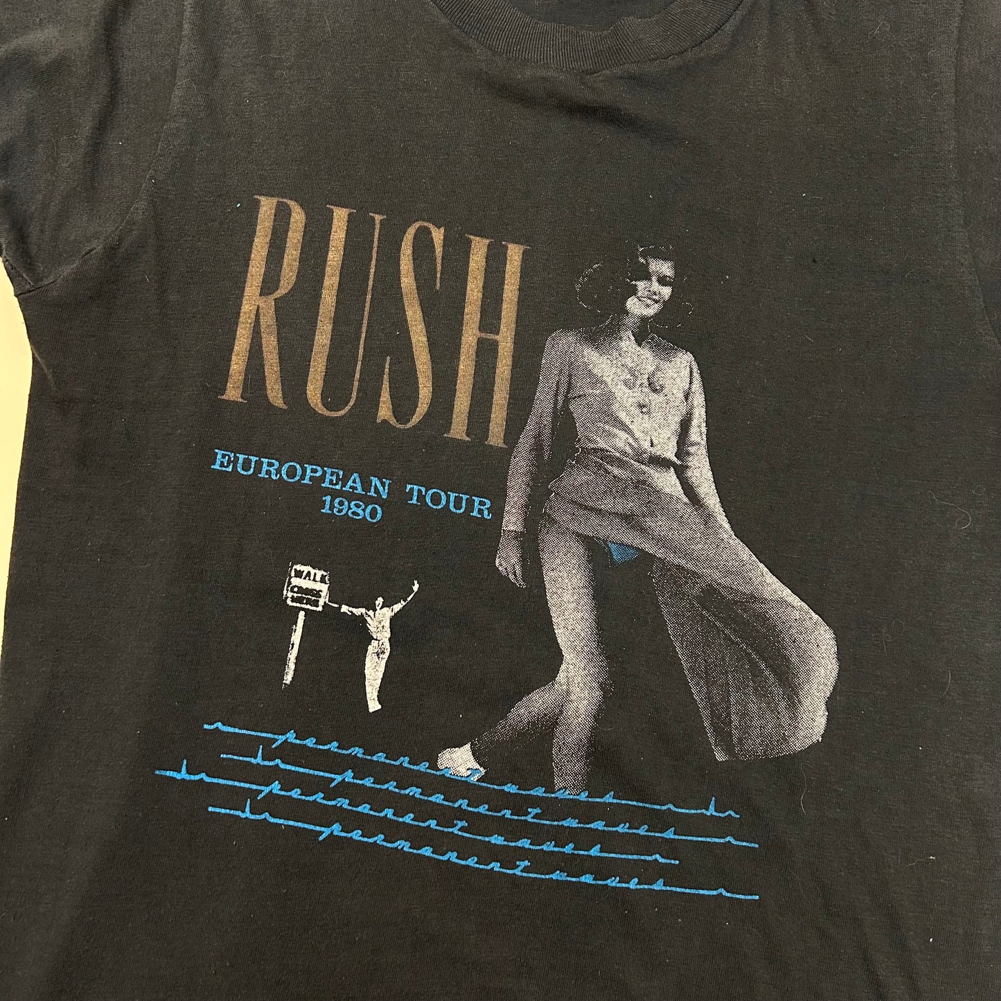 1980 Rush European Tour T Shirt M