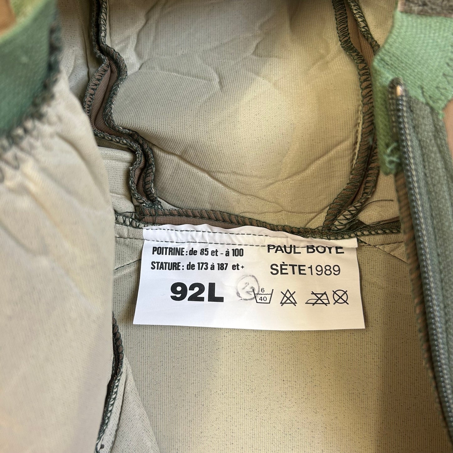 1980s French Military Insulation Jacket L