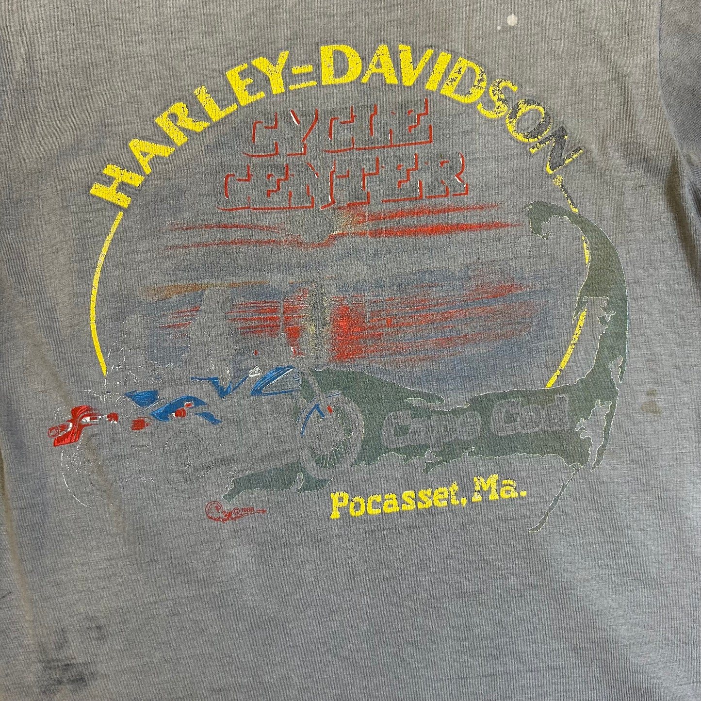 1986 Harley Davidson Cape Cod Pocket T Shirt M