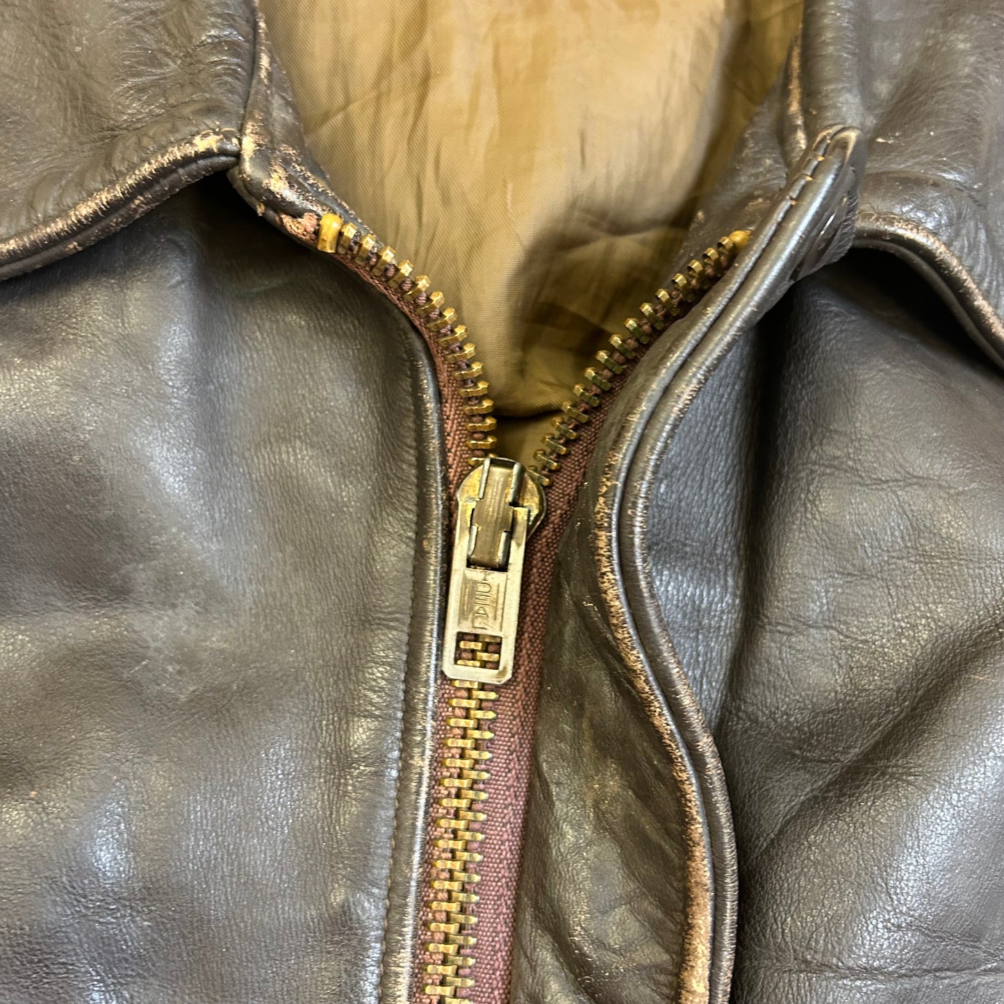 1970s Schott NYC A2 Leather Jacket L