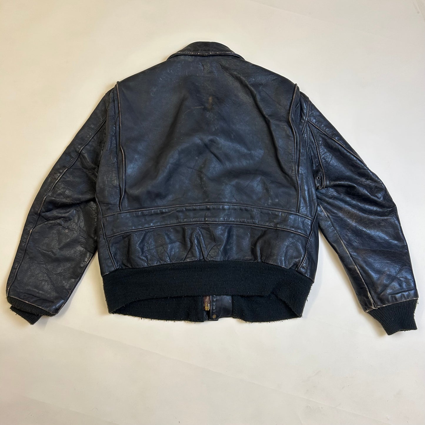 1970s Schott NYC A2 Leather Jacket L