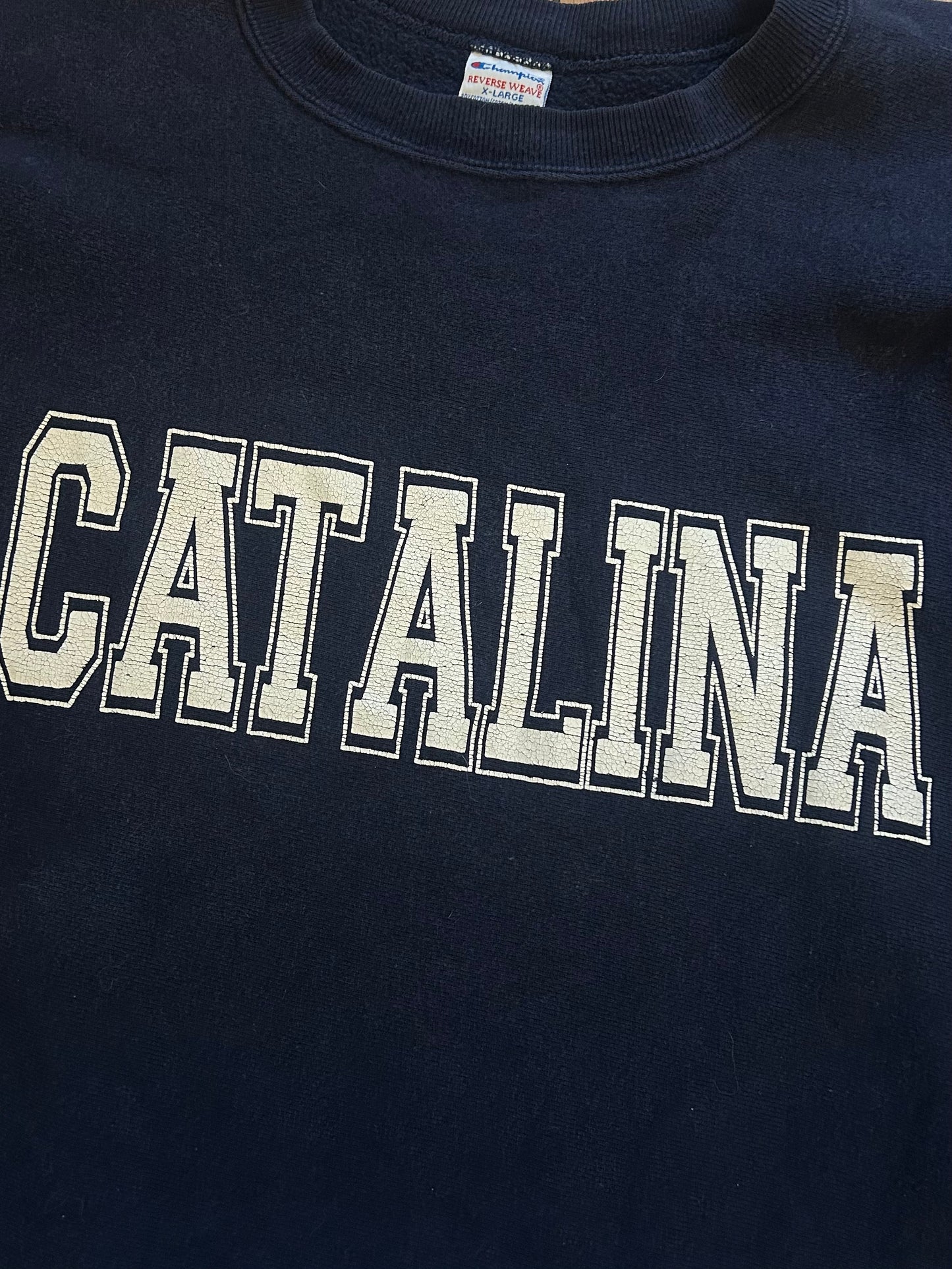 1990s Champion Reverse Weave ‘Catalina’ Sweatshirt. Made in USA. Size XL.