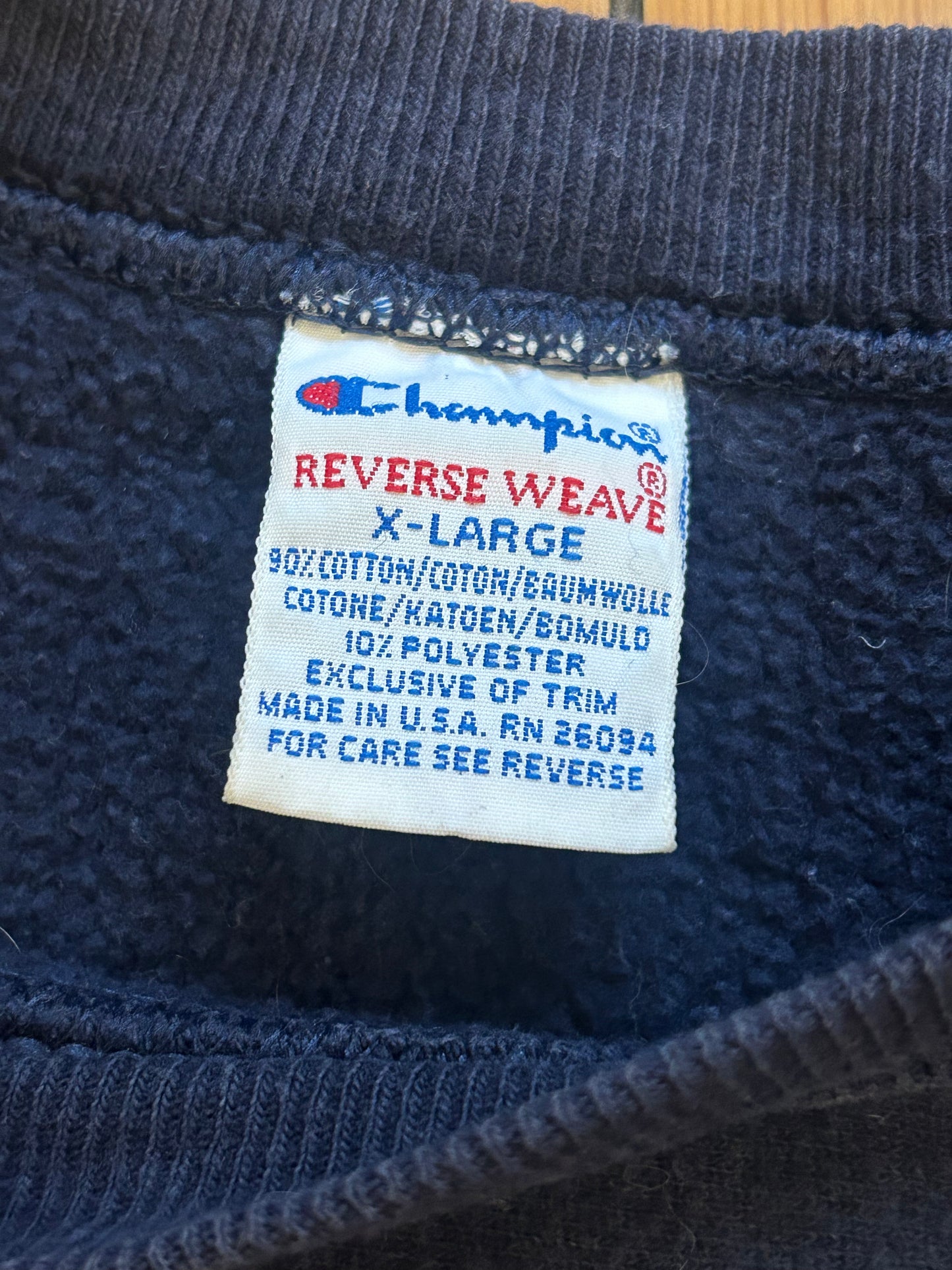1990s Champion Reverse Weave ‘Catalina’ Sweatshirt. Made in USA. Size XL.